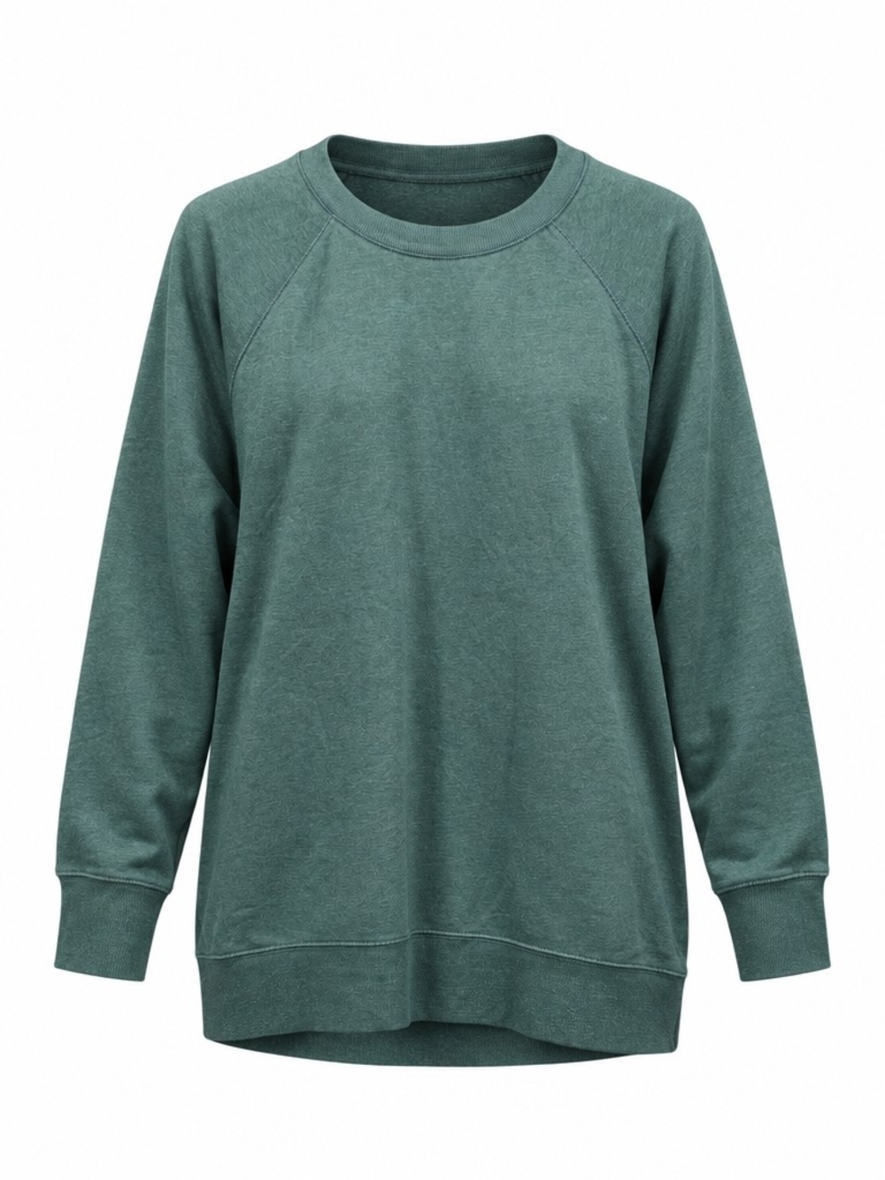 Old Navy Relaxed Crewneck Sweatshirt in Washed Green